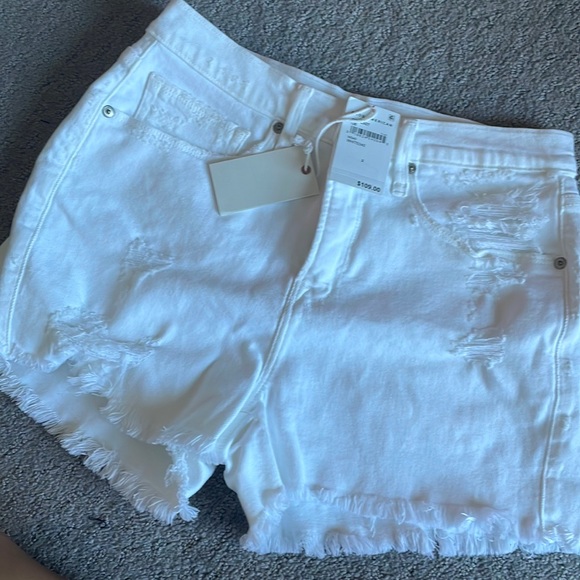 Good American Pants - Good american white shorts